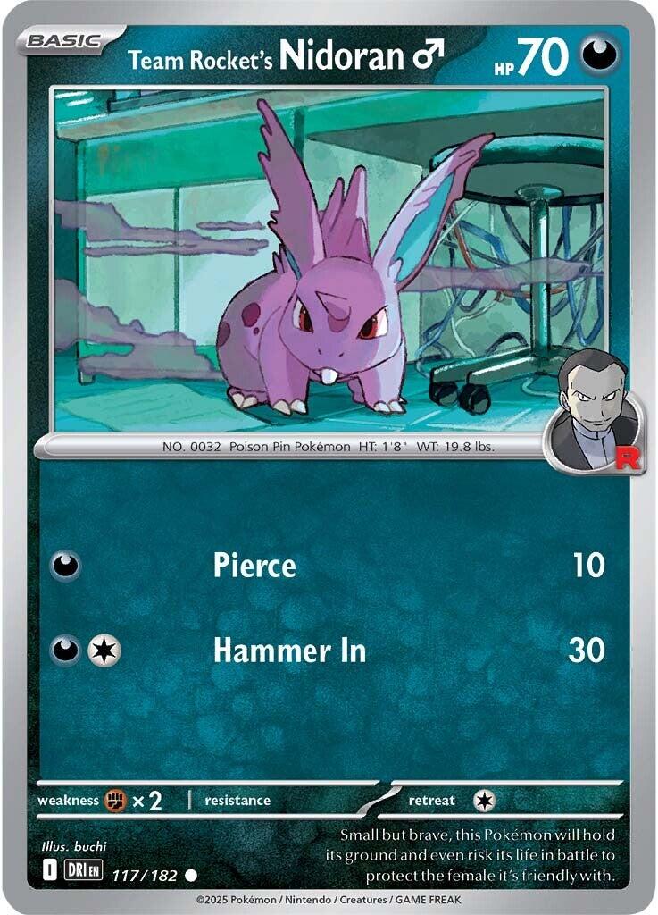 Team Rocket's Nidorand (117/182) [Scarlet & Violet: Destined Rivals] | Shuffle n Cut Hobbies & Games