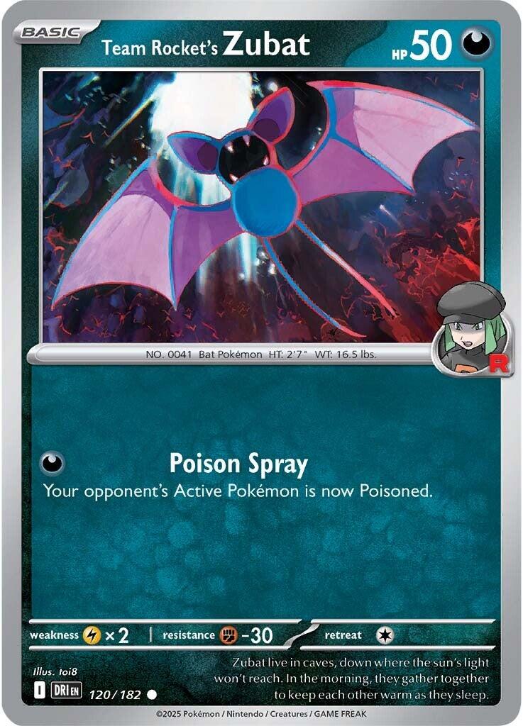 Team Rocket's Zubat (120/182) [Scarlet & Violet: Destined Rivals] | Shuffle n Cut Hobbies & Games