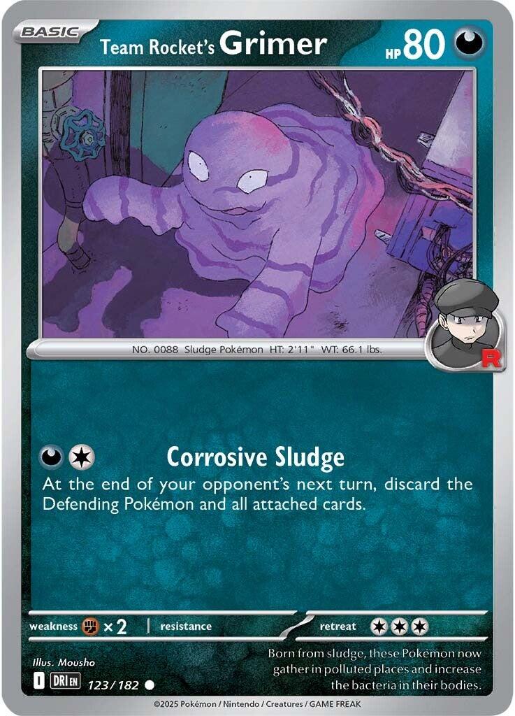 Team Rocket's Grimer (123/182) [Scarlet & Violet: Destined Rivals] | Shuffle n Cut Hobbies & Games