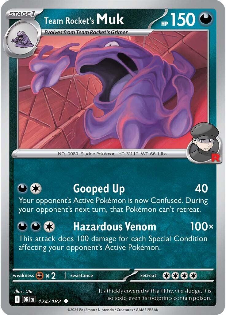 Team Rocket's Muk (124/182) [Scarlet & Violet: Destined Rivals] | Shuffle n Cut Hobbies & Games