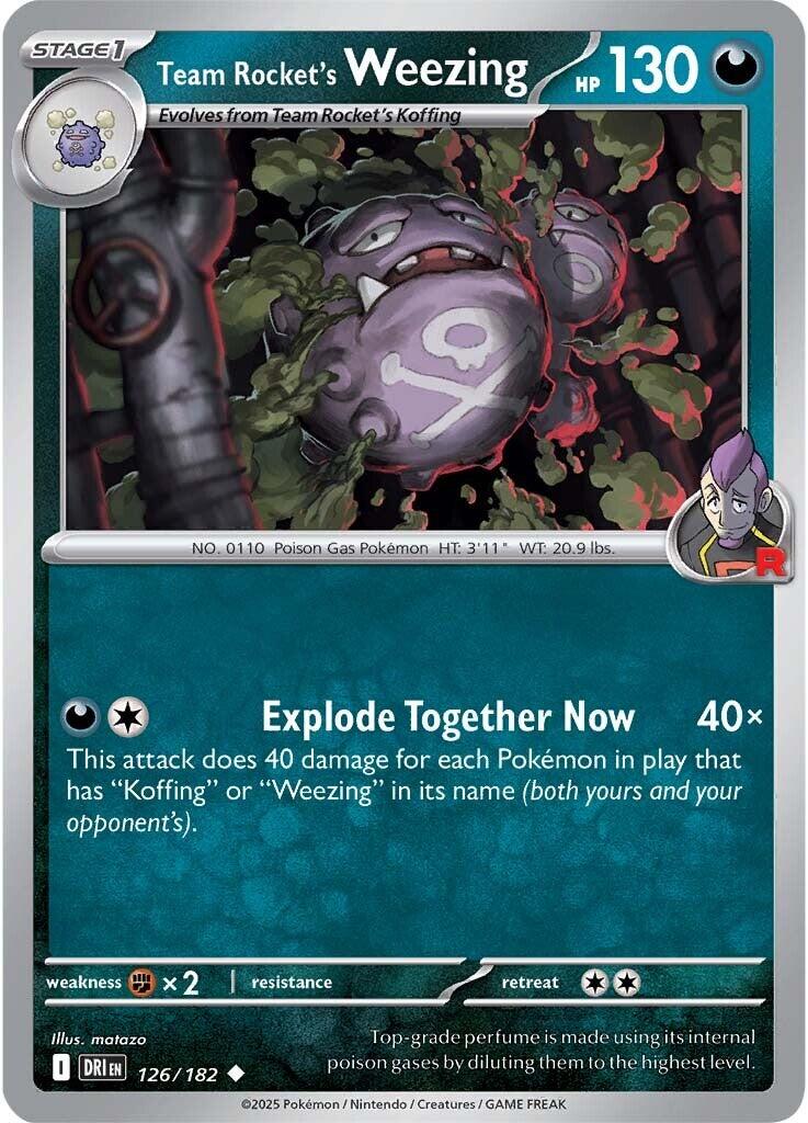 Team Rocket's Weezing (126/182) [Scarlet & Violet: Destined Rivals] | Shuffle n Cut Hobbies & Games