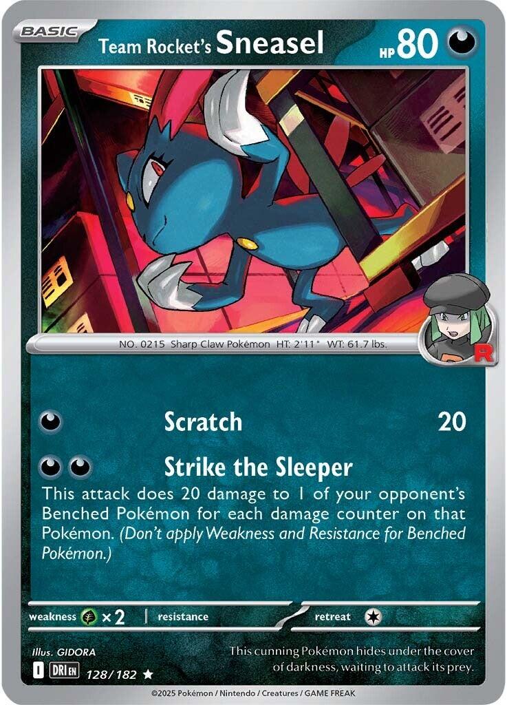 Team Rocket's Sneasel (128/182) [Scarlet & Violet: Destined Rivals] | Shuffle n Cut Hobbies & Games