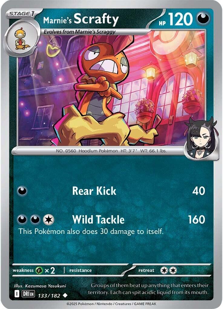 Marnie's Scrafty (133/182) [Scarlet & Violet: Destined Rivals] | Shuffle n Cut Hobbies & Games