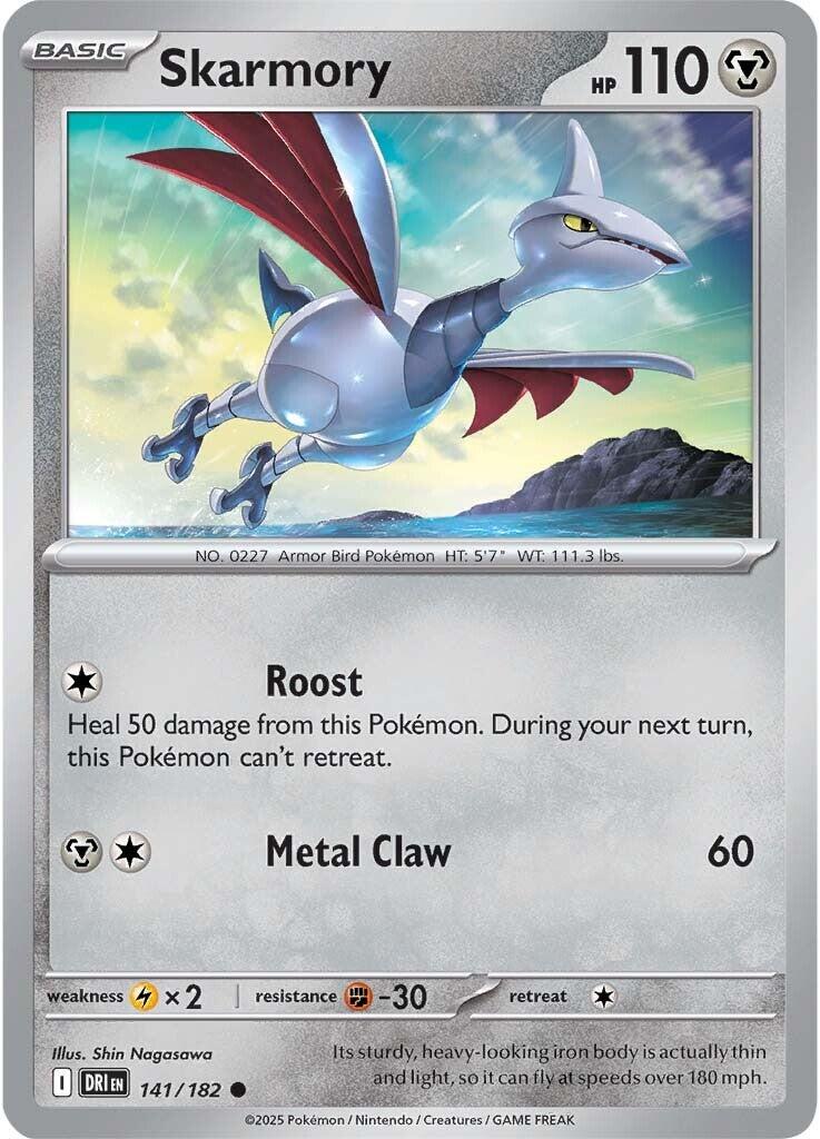 Skarmory (141/182) [Scarlet & Violet: Destined Rivals] | Shuffle n Cut Hobbies & Games