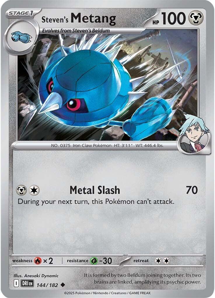 Steven's Metang (144/182) [Scarlet & Violet: Destined Rivals] | Shuffle n Cut Hobbies & Games