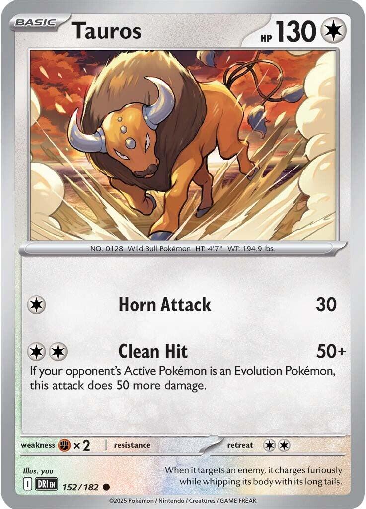 Tauros (152/182) [Scarlet & Violet: Destined Rivals] | Shuffle n Cut Hobbies & Games