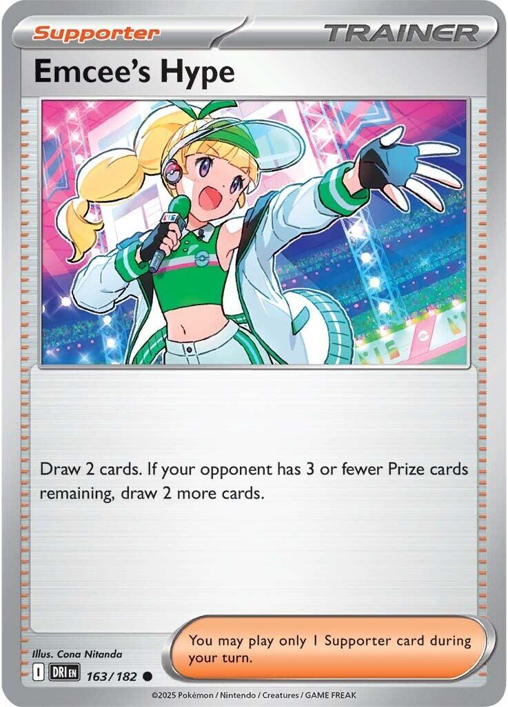 Emcee's Hype (163/182) [Scarlet & Violet: Destined Rivals] | Shuffle n Cut Hobbies & Games