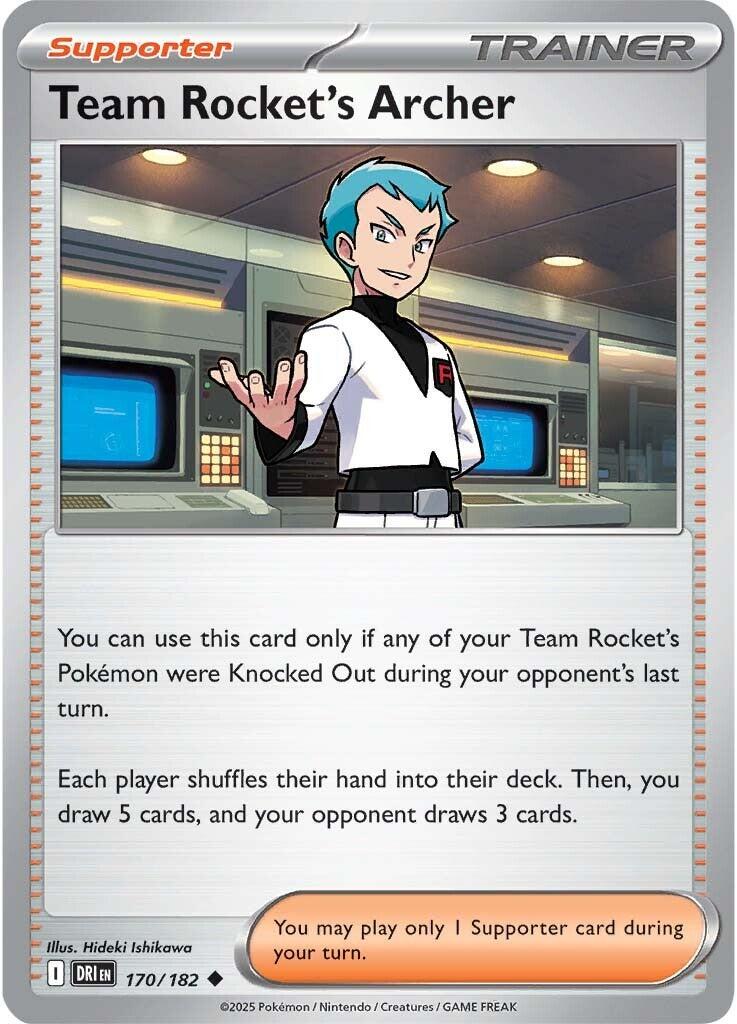 Team Rocket's Archer (170/182) [Scarlet & Violet: Destined Rivals] | Shuffle n Cut Hobbies & Games