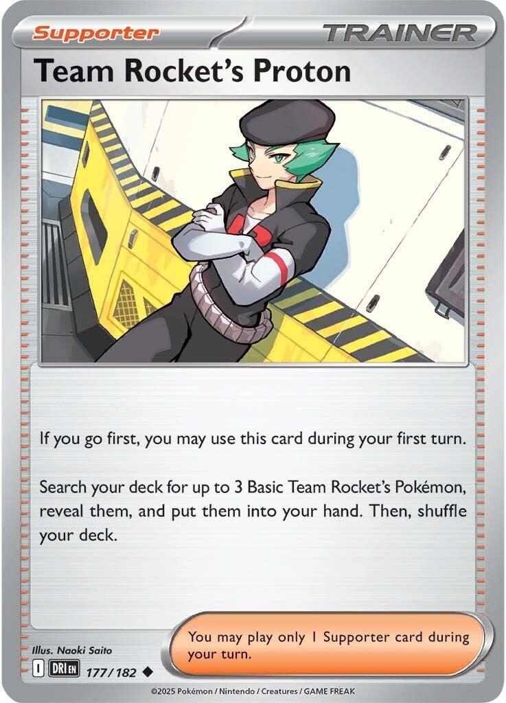 Team Rocket's Proton (177/182) [Scarlet & Violet: Destined Rivals] | Shuffle n Cut Hobbies & Games