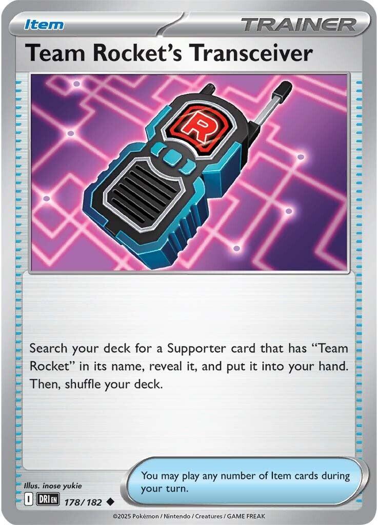 Team Rocket's Transceiver (178/182) [Scarlet & Violet: Destined Rivals] | Shuffle n Cut Hobbies & Games
