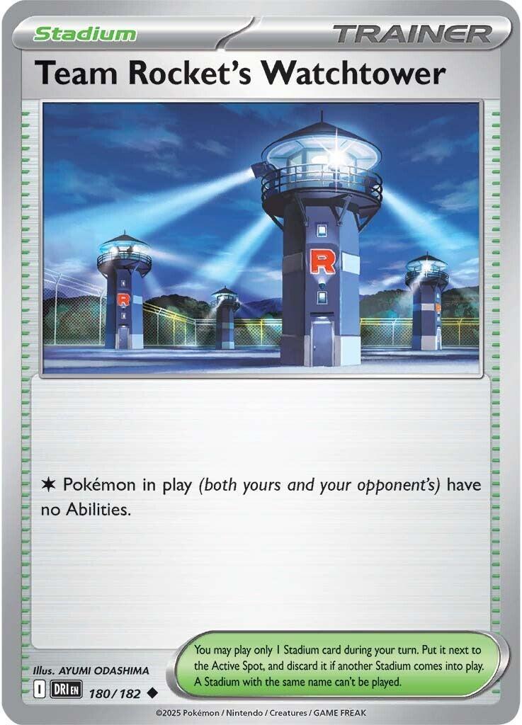Team Rocket's Watchtower (180/182) [Scarlet & Violet: Destined Rivals] | Shuffle n Cut Hobbies & Games