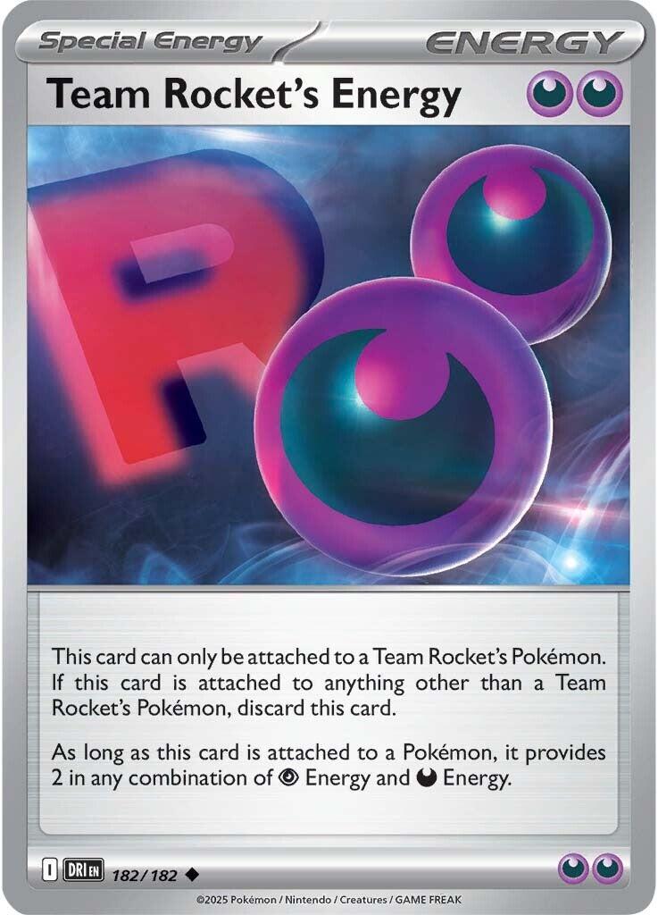 Team Rocket's Energy (182/182) [Scarlet & Violet: Destined Rivals] | Shuffle n Cut Hobbies & Games