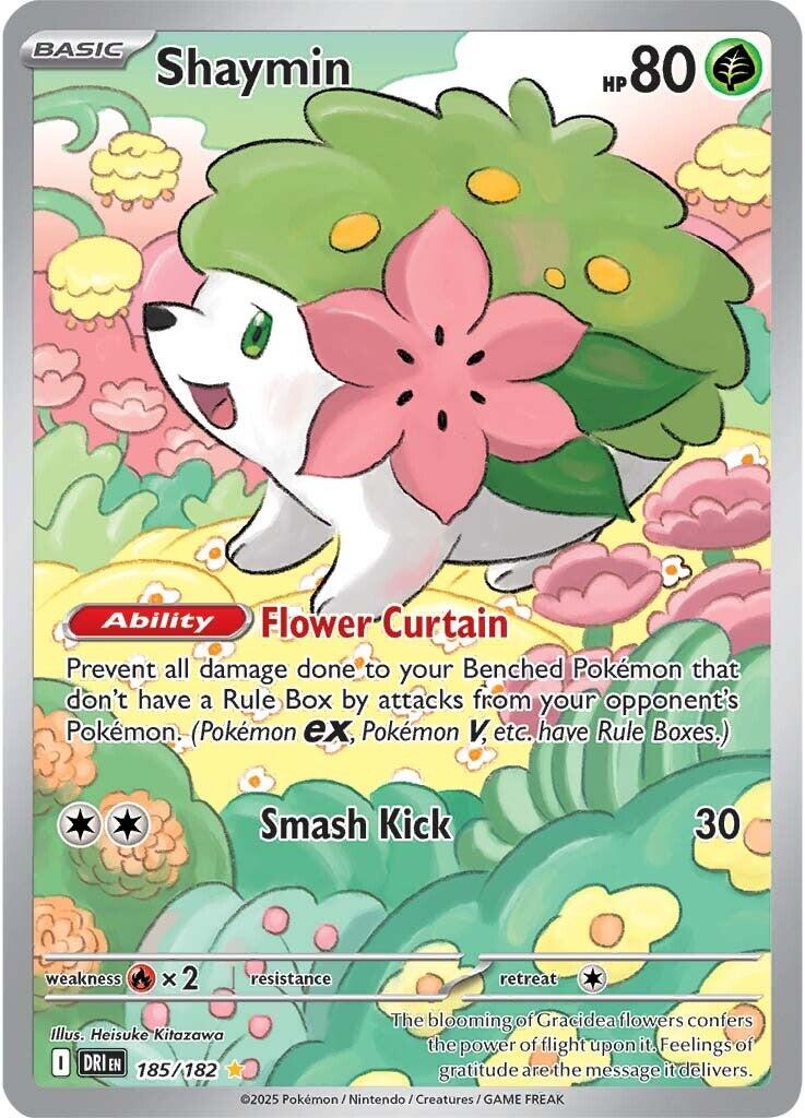 Shaymin (185/182) [Scarlet & Violet: Destined Rivals] | Shuffle n Cut Hobbies & Games