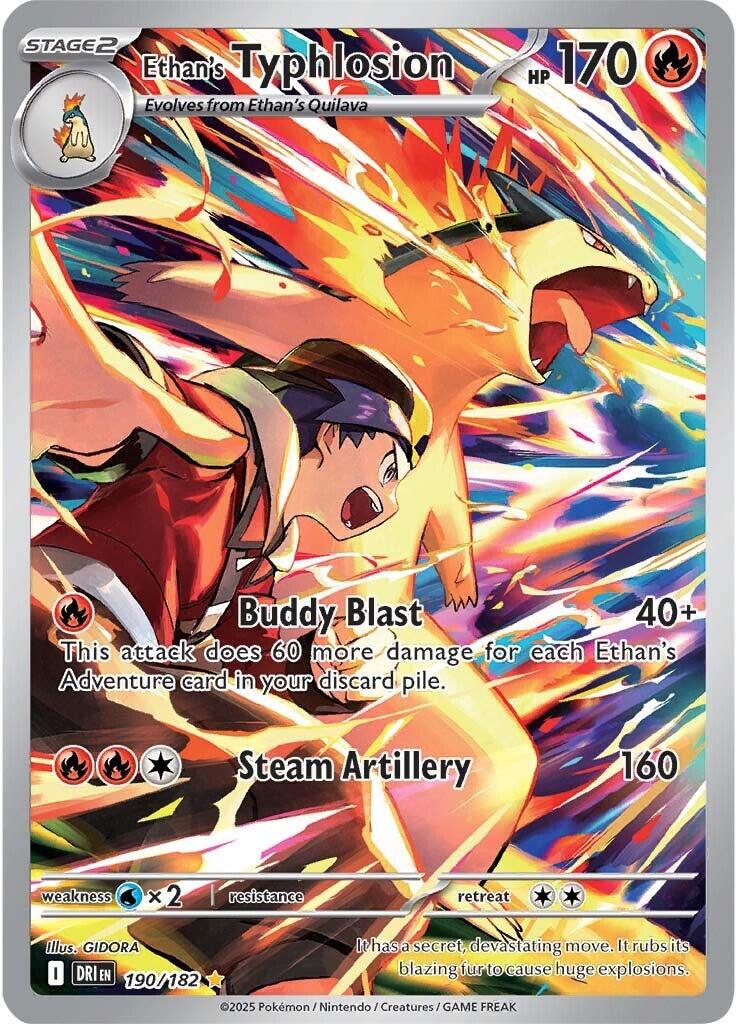 Ethan's Typhlosion (190/182) [Scarlet & Violet: Destined Rivals] | Shuffle n Cut Hobbies & Games