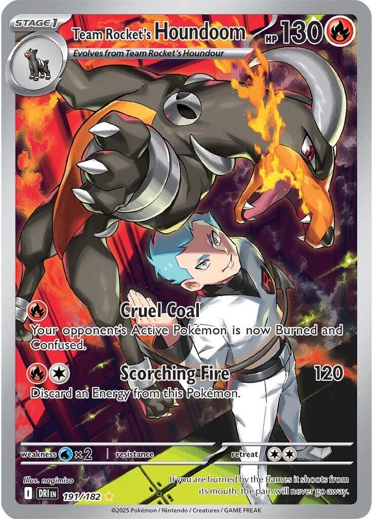 Team Rocket's Houndoom (191/182) [Scarlet & Violet: Destined Rivals] | Shuffle n Cut Hobbies & Games