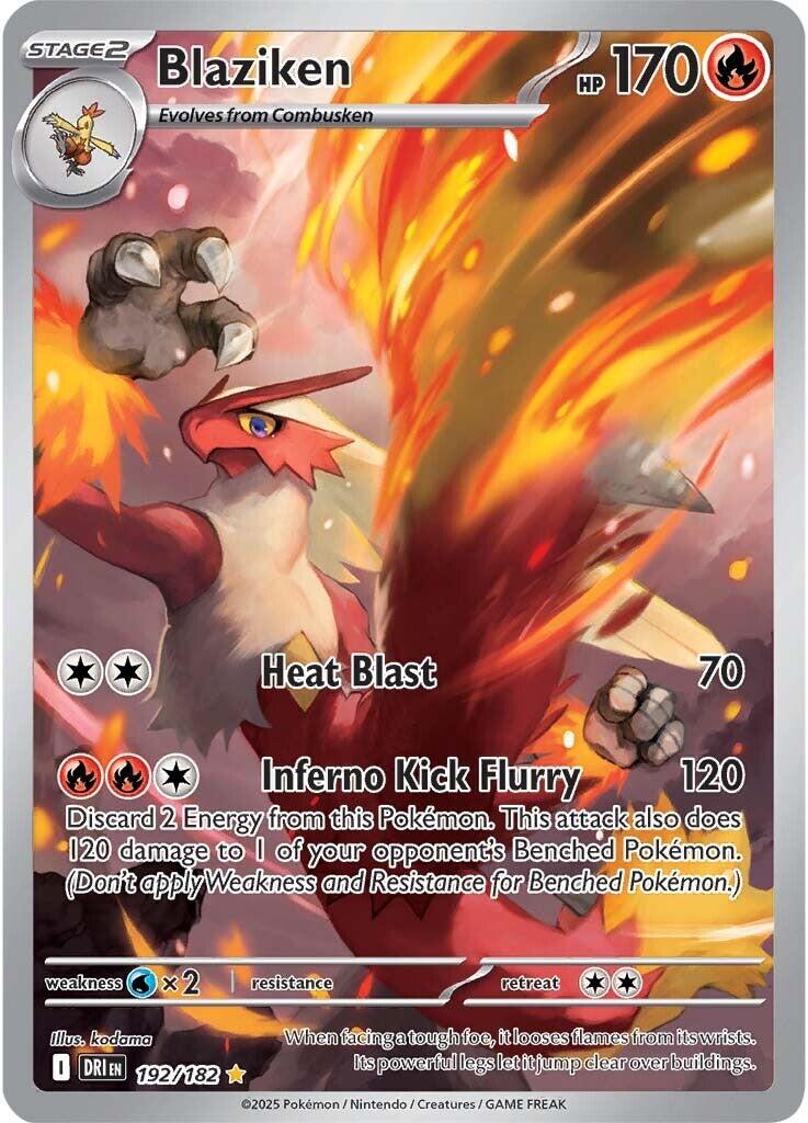 Blaziken (192/182) [Scarlet & Violet: Destined Rivals] | Shuffle n Cut Hobbies & Games