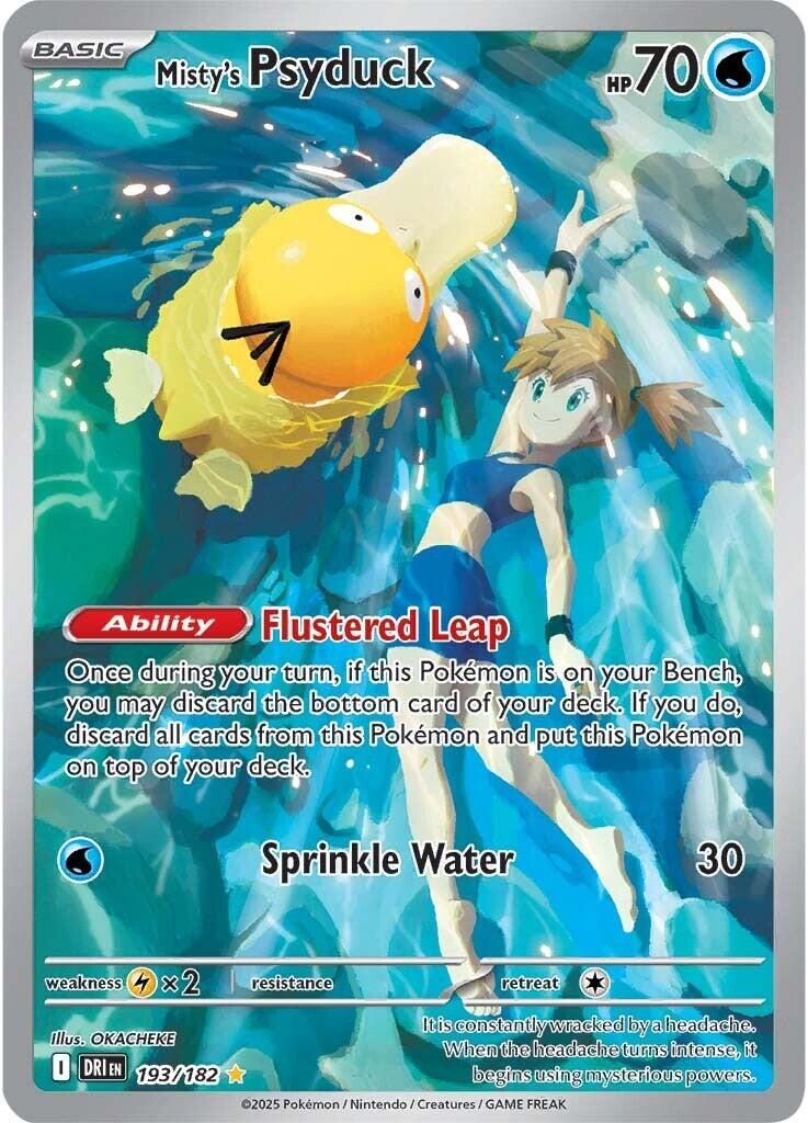 Misty's Psyduck (193/182) [Scarlet & Violet: Destined Rivals] | Shuffle n Cut Hobbies & Games