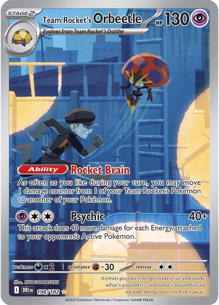 Team Rocket's Orbeetle (198/182) [Scarlet & Violet: Destined Rivals] | Shuffle n Cut Hobbies & Games