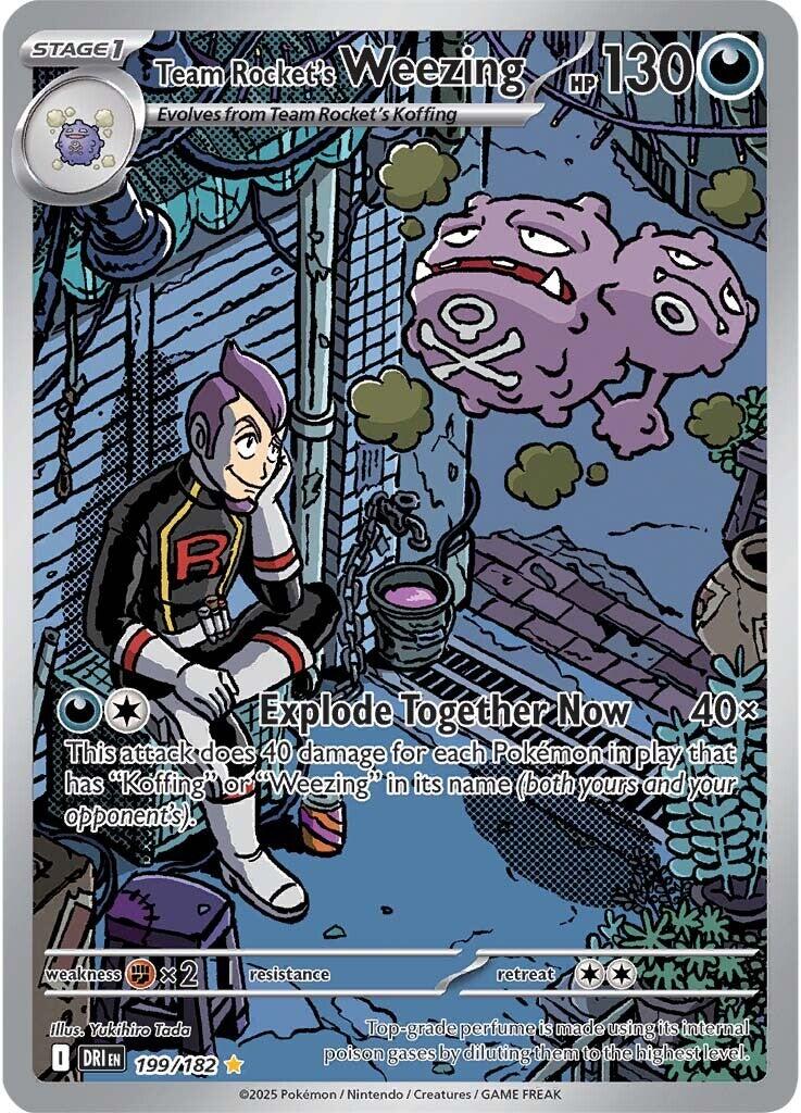 Team Rocket's Weezing (199/182) [Scarlet & Violet: Destined Rivals] | Shuffle n Cut Hobbies & Games