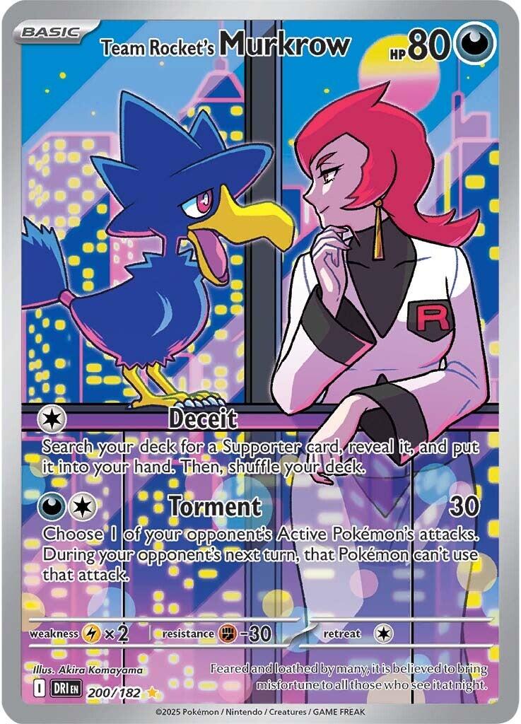 Team Rocket's Murkrow (200/182) [Scarlet & Violet: Destined Rivals] | Shuffle n Cut Hobbies & Games