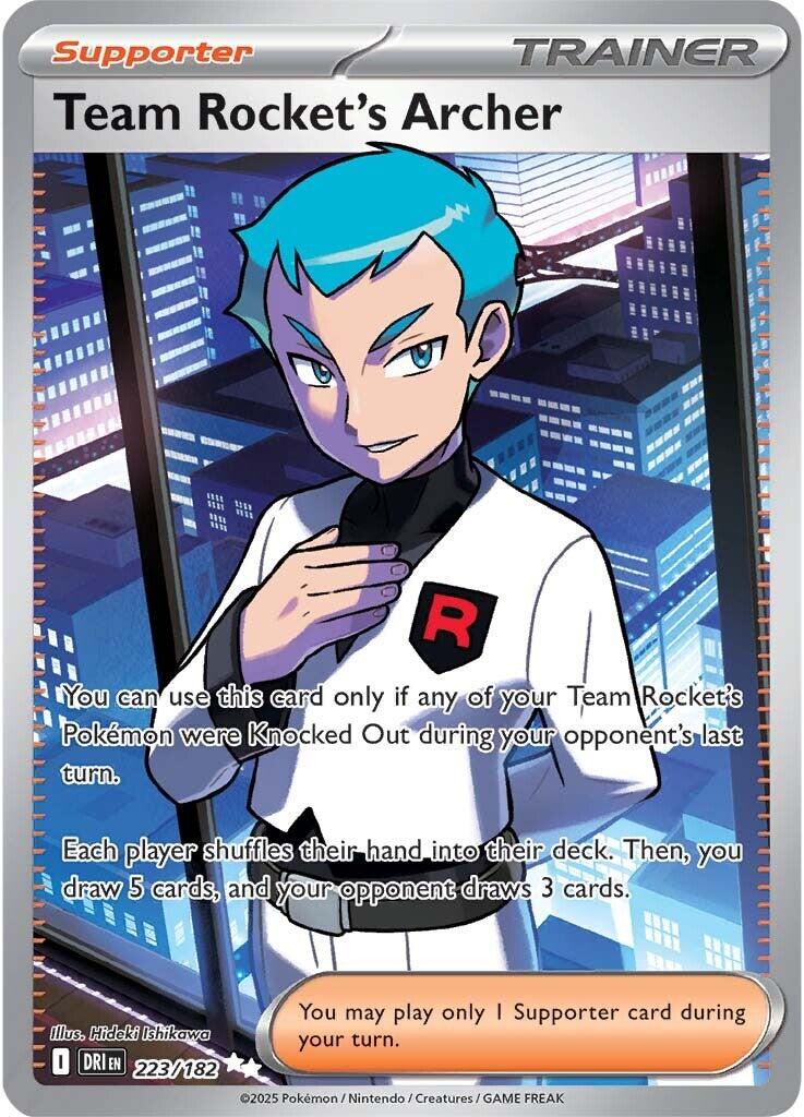 Team Rocket's Archer (223/182) [Scarlet & Violet: Destined Rivals] | Shuffle n Cut Hobbies & Games