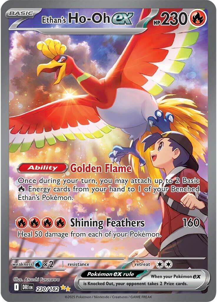 Ethan's Ho-Oh ex (230/182) [Scarlet & Violet: Destined Rivals] | Shuffle n Cut Hobbies & Games