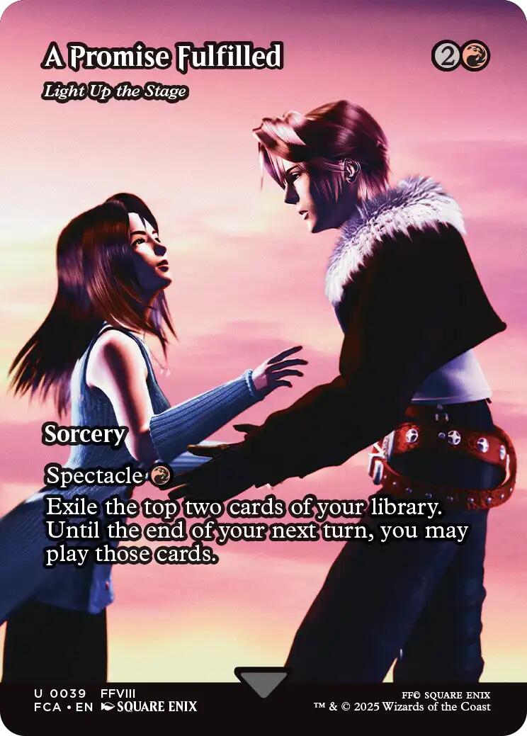 A Promise Fulfilled - Light Up the Stage (Showcase) [FINAL FANTASY : Through the Ages] | Shuffle n Cut Hobbies & Games
