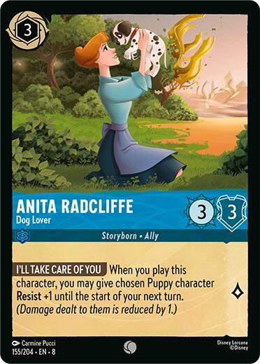 Anita Radcliffe - Dog Lover (155/204) [Reign of Jafar] | Shuffle n Cut Hobbies & Games
