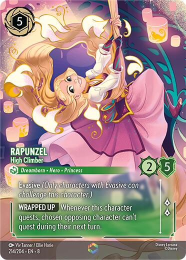 Rapunzel - High Climber (Enchanted) (214/204) [Reign of Jafar] | Shuffle n Cut Hobbies & Games
