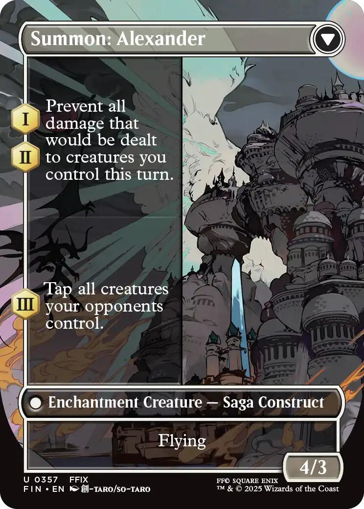 Crystal Fragments // Summon: Alexander (Borderless) [FINAL FANTASY] | Shuffle n Cut Hobbies & Games