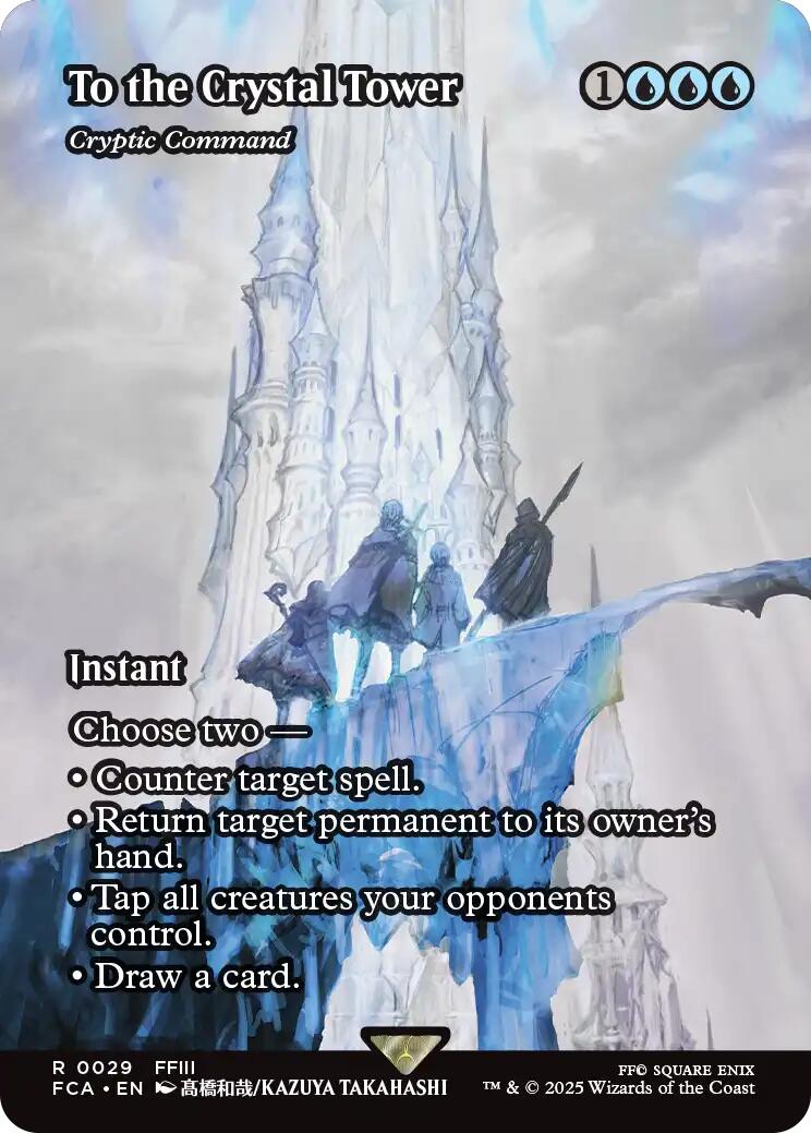 To the Crystal Tower - Cryptic Command (Showcase) [FINAL FANTASY : Through the Ages] | Shuffle n Cut Hobbies & Games