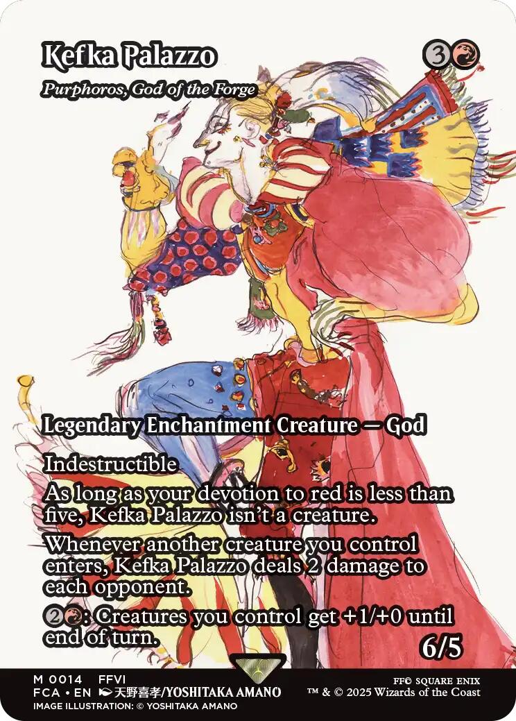 Kefka Palazzo - Purphoros, God of the Forge (Showcase) [FINAL FANTASY : Through the Ages] | Shuffle n Cut Hobbies & Games