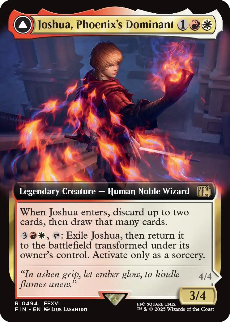 Joshua, Phoenix's Dominant (Extended Art) [FINAL FANTASY] | Shuffle n Cut Hobbies & Games