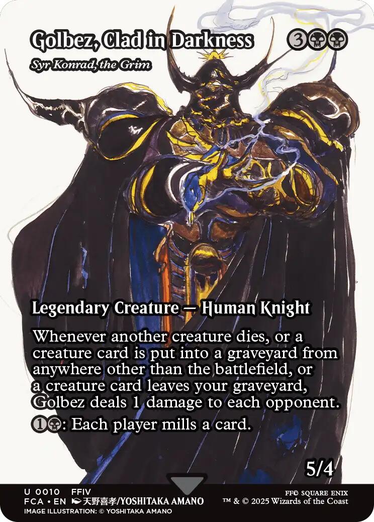 Golbez, Clad in Darkness - Syr Konrad, the Grim (Showcase) [FINAL FANTASY : Through the Ages] | Shuffle n Cut Hobbies & Games