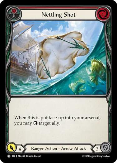 Nettling Shot [SEA108] (High Seas)  Rainbow Foil | Shuffle n Cut Hobbies & Games
