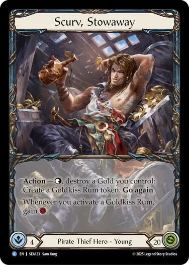Scurv, Stowaway [SEA123] (High Seas) | Shuffle n Cut Hobbies & Games