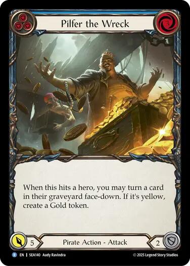 Pilfer the Wreck (Blue) [SEA140] (High Seas) | Shuffle n Cut Hobbies & Games