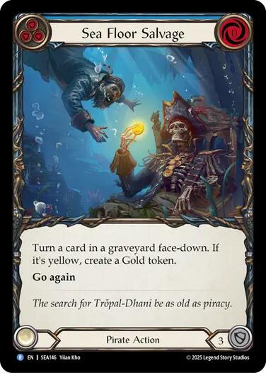 Sea Floor Salvage [SEA146] (High Seas)  Rainbow Foil | Shuffle n Cut Hobbies & Games