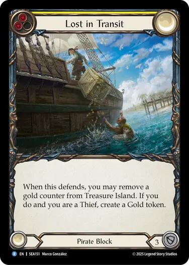 Lost in Transit [SEA151] (High Seas)  Rainbow Foil | Shuffle n Cut Hobbies & Games