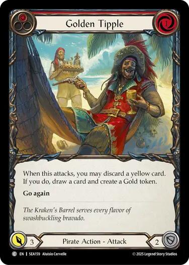 Golden Tipple (Red) [SEA159] (High Seas) | Shuffle n Cut Hobbies & Games