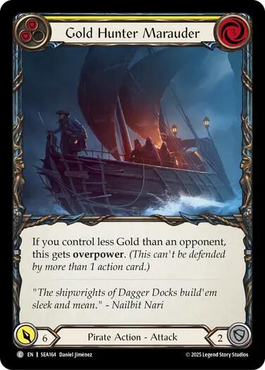 Gold Hunter Marauder [SEA164] (High Seas) | Shuffle n Cut Hobbies & Games