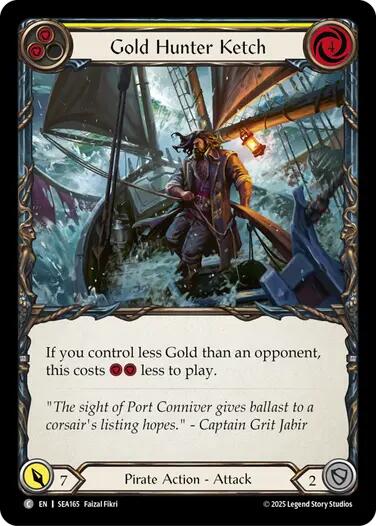 Gold Hunter Ketch [SEA165] (High Seas) | Shuffle n Cut Hobbies & Games