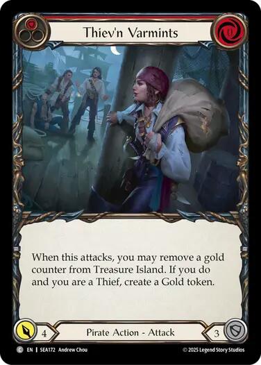 Thiev'n Varmints [SEA172] (High Seas)  Rainbow Foil | Shuffle n Cut Hobbies & Games