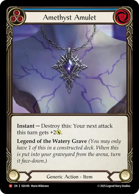 Amethyst Amulet [SEA189] (High Seas) | Shuffle n Cut Hobbies & Games