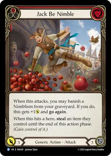Jack Be Nimble [SEA201] (High Seas)  Rainbow Foil | Shuffle n Cut Hobbies & Games