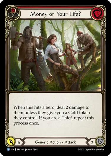 Money or Your Life? (Red) [SEA203] (High Seas) | Shuffle n Cut Hobbies & Games