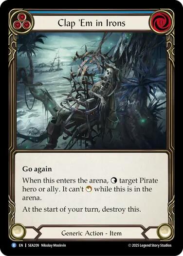 Clap 'Em in Irons [SEA209] (High Seas) | Shuffle n Cut Hobbies & Games