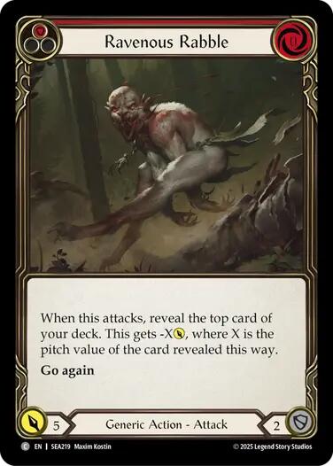 Ravenous Rabble (Red) [SEA219] (High Seas) | Shuffle n Cut Hobbies & Games