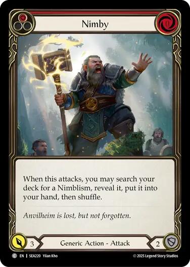 Nimby (Red) [SEA220] (High Seas)  Rainbow Foil | Shuffle n Cut Hobbies & Games