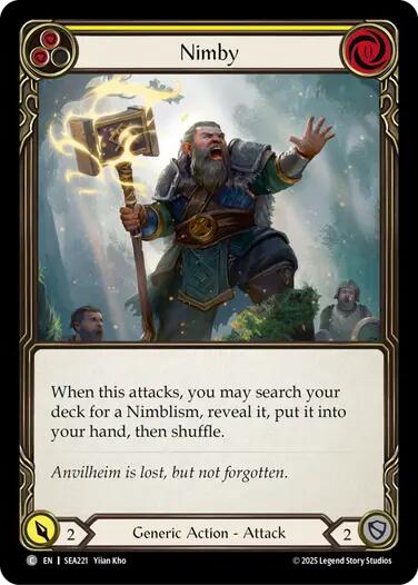 Nimby (Yellow) [SEA221] (High Seas) | Shuffle n Cut Hobbies & Games